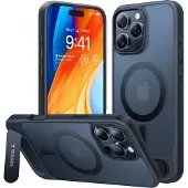 Torras Pstand Series-etui til iPhone 16 Pro (sort)
