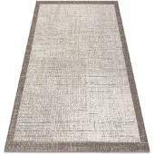 Rugsx Sisaltæppe SISAL FLOORLUX 20401 Ramme champagne / taupé 160x230 cm