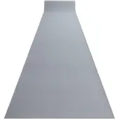 Rugsx Gummibelægning RUMBA enkelt farve grå 70 cm 70x410 cm