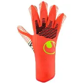 Uhlsport Målmandshandske Fangmaschine Ultragrip ZNE HYBD - Rød/Hvid/Gul, størrelse 11