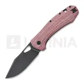 GiantMouse ACE Grand M390 Red Canvas Micarta foldekniv