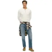 Superdry Grandad T-shirt Med Lange ærmer