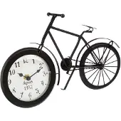 Atmosphera skrivebordsur i metal, cykelmotiv, 29 cm