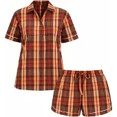 LEAFLETIC Pyjamas brun