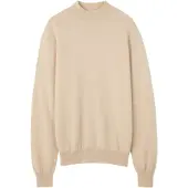 GOBI Cashmere Pullover 'Men's Essential Mock Neck Cashmere Sweater' beige
