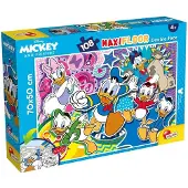 Lisciani Disney puslespil i dobbeltsidet maxi-måtte Kaczor Donald 108 brikker