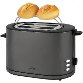 ProfiCook PC-TA 1291, 2 skive(r), Anthracit, Rustfrit stål, Dreje, 950 W, 220 - 240 V