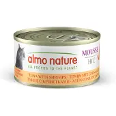 Almo Nature HFC Mousse tunfisk med rejer vådfoder til katte (70 g)