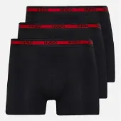 HUGO Herre Planet Tre Pak Boxer Trusser Sort
