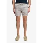 Superdry Superdrytil mænd. M7110520A Shorts Merchant hør grå (L), Casual, Linned