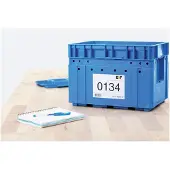 Herma Premium - Papir - mat - permanent selvklæbende - hvid - 105 x 297 mm 200 etikette(r) (100 ark x 2) laminerede etiketter