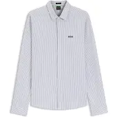 BOSS Poloshirt i bomuldspiqué