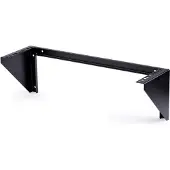 StarTech.com Startech 3U Wall Mount Patch Panel Bracket - 19 in - Steel Vertical Patch Panel Mounting Bracket for Networking Equipment (RK319WALLV) - Monteringsbøjle - vægmonterbar - sort - 3U - 19