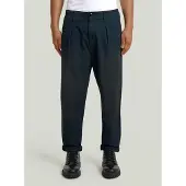 G-Star Pleated Chino Relaxed Tapered - Dark blue - Men