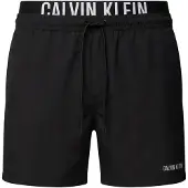 Calvin Klein Badeshorts 'Intense Power' sort / hvid
