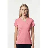 Puma Train All Day Essentials V-Neck Tee Women, Clothing, Wild Pink, S