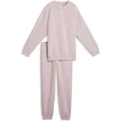 Puma Loungewear Oversized Sweat Suit Youth, Clothing, Misty Pink, 7-8Y