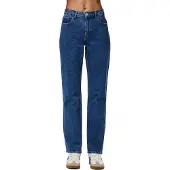 Pieces Pckylie Mw Straight Fit Jeans