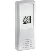 TFA-Dostmann 30.3208.02, Elektronisk miljøtermometer, Indendørs, Digital, Hvid, Plast, Væg