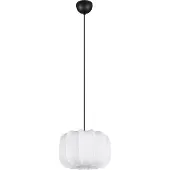 TRIO Japandi Pendellampe Sort med Hvid 25cm - Madleine