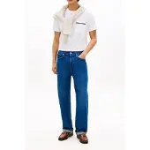 Tommy Hilfiger Global Stripe Pique Pocket T-shirt Med Korte ærmer