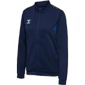 Hummel Sportssweatjakke 'Authentic' marin / mørkeblå / sort / hvid