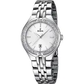 Festina Dameur F16867-1 Hvid/Stål Ø33 mm