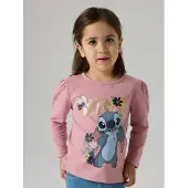 Name it Bluser & t-shirts 'NMFJina Stitch' safir / opal / guld / lysviolet