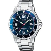 Casio Herreur MTD-1053D-2AVES Collection Blå/Stål Ø42.6 mm