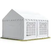 TOOLPORT 5x5m, Partytelt, PVC-teltdug, hvid