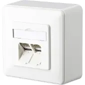 METZ CONNECT CONNECT E-DAT C6A 2 port AP ren hvid