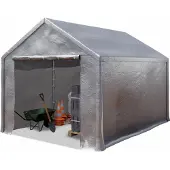 TOOLPORT 3x4m PE lagertelt, grå