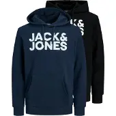 Jack & Jones Corp Logo 2 Pack Hættetrøje