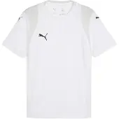 Puma Teamcup Jersey White-Black-feather Gray, størrelse Small