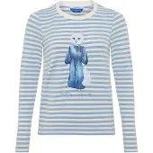 Cat e Lolette Shirts 'Cat in a Denim Suit' blå