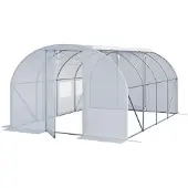 TOOLPORT 3x4m, Foliedrivhuse, PE-teltdug, hvid
