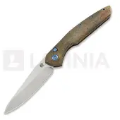 Olamic cutlery Aura Auto foldekniv, Antique Titanium