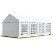 Sonstiges 6x8m, Partytelt, PVC-teltdug, hvid