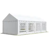 TOOLPORT 3x9m, Partytelt, PVC-teltdug, hvid