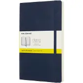Moleskine Notes L (13x21 cm) med tern, blød indbinding, sapphire blue, 192 sider