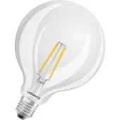 Ledvance OSRAM Smart+ - LED-filament-lyspære - form: G125 - E27 - 5.5 W (tilsvarende 50 W) - varmt hvidt lys - 2700 K