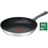 Tefal Daily Cook G7300655, Rund, Gryde til alle formål, Rustfrit stål, Titanium, Rustfrit stål, Keramisk, Halogen, Forseglet plade, Gas, Induktion