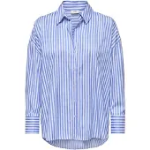 ONLY Bluse 'JDYVesper' lyseblå / hvid