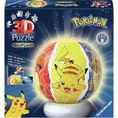 Ravensburger 3D Puzzle-Ball Nightlight Pokémon (72) 3D Puslespil