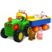 Happy Baby Traktor med Vogn og Dyr