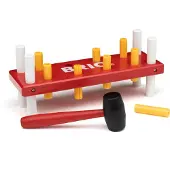BRIO 30525 Hammerbræt, rødt