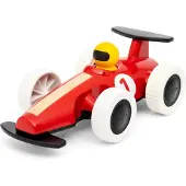 BRIO Træk & Slip Racerbil - Rød 30308 - - OneSize - Bil