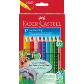 Faber-Castell Farveblyanter - Jumbo Grip - Akvarel - 12 stk - Mu - - OneSize - Farvesæt