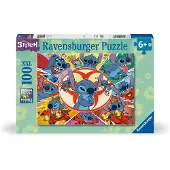 Ravensburger Puslespil - 100 Brikker - Disney Stitch - - OneSize - Puslespil