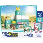 Tile Town Dyrelægeklinik, Magnetisk byggesæt 44 dele